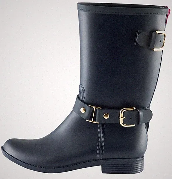 Pfiff 102238 Stiefel Fleet dunkelblau Gr. 41 Reitstiefel Boot Modischer...