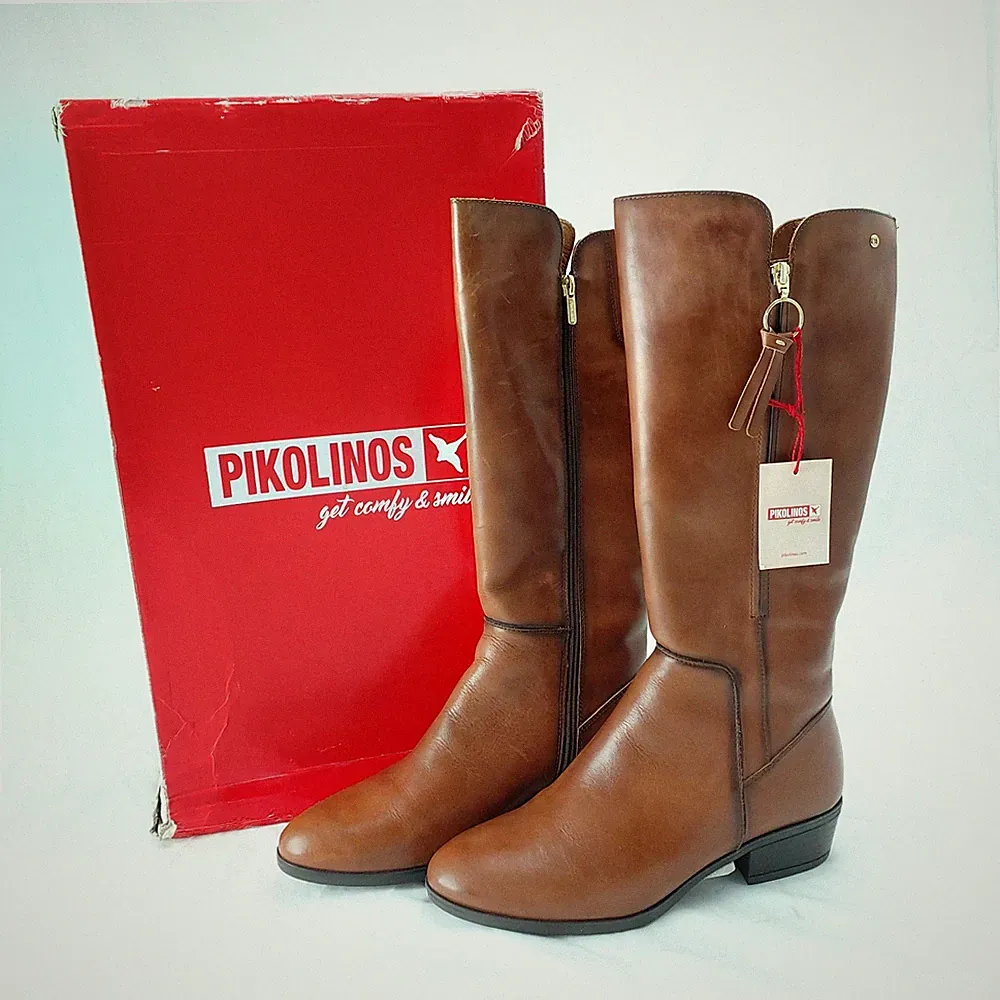 Pikolinos - Langschaftstiefel für Damen - braun Leder - Größe 42 - NEU in OVP ✅