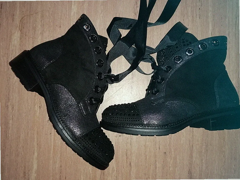 38,5 Glitzerstiefel