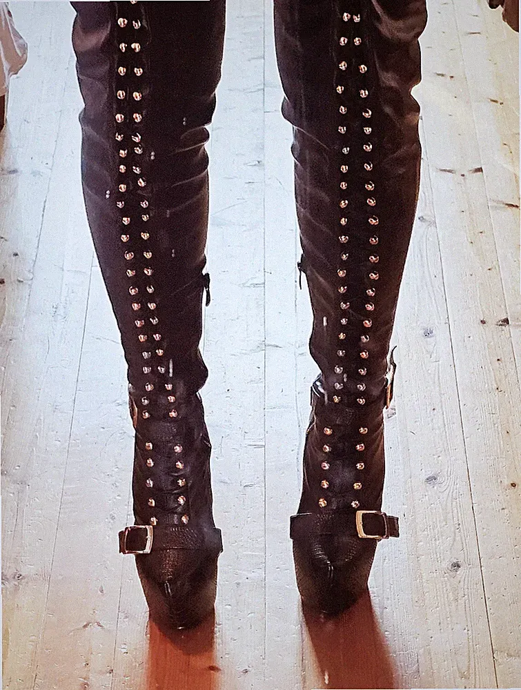 plateau overknee stiefel 42 Neuwertig Gesamt Höhe 100 cm
