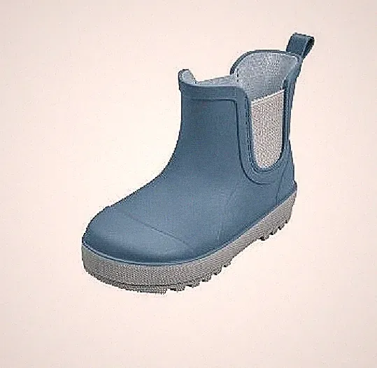 Playshoes Gummistiefel Gr 22 blau Halbschaft Regen Stiefel PVC FREI 180201