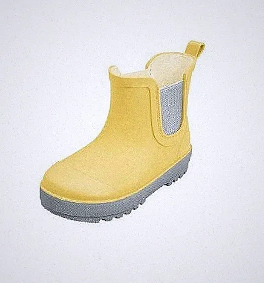 Playshoes Gummistiefel Gr 25 gelb Halbschaft Regen Stiefel PVC FREI 180201