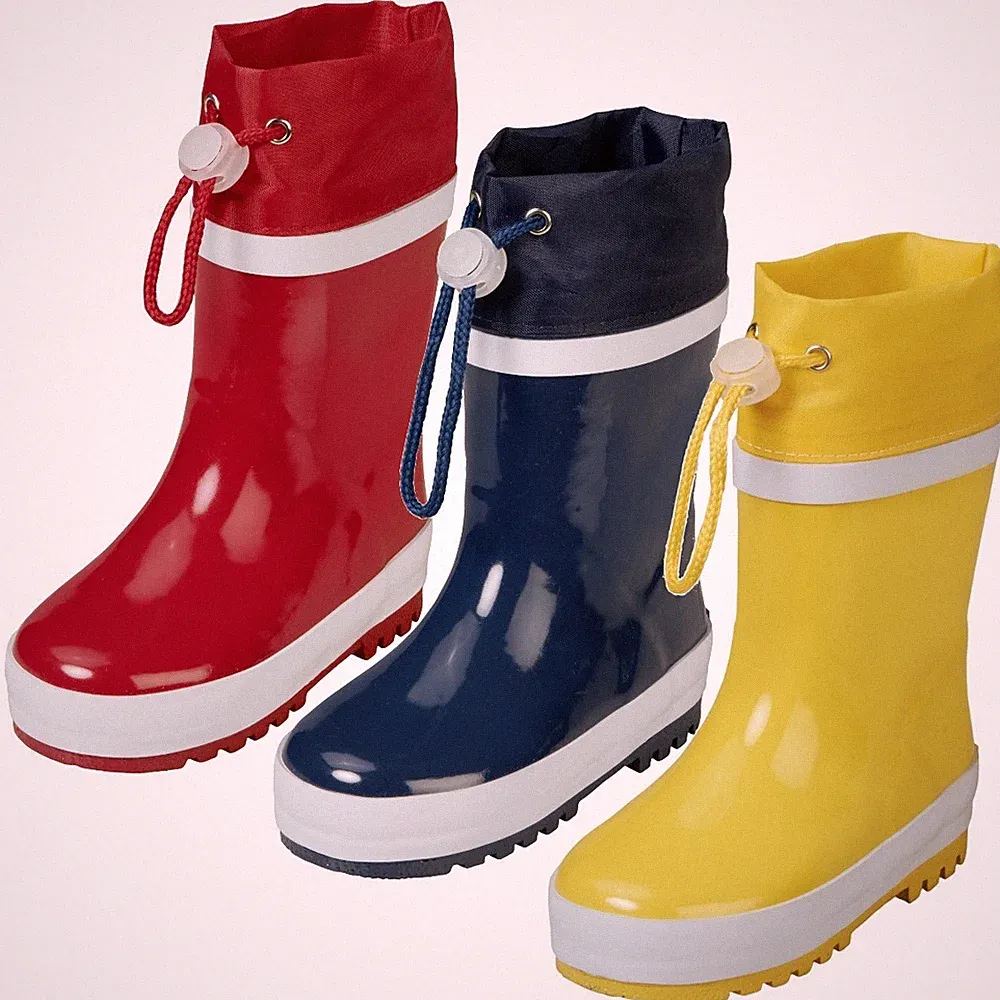 Playshoes Kinder Gummistiefel Basic gefüttert unifarben 189330 Gr.22-35