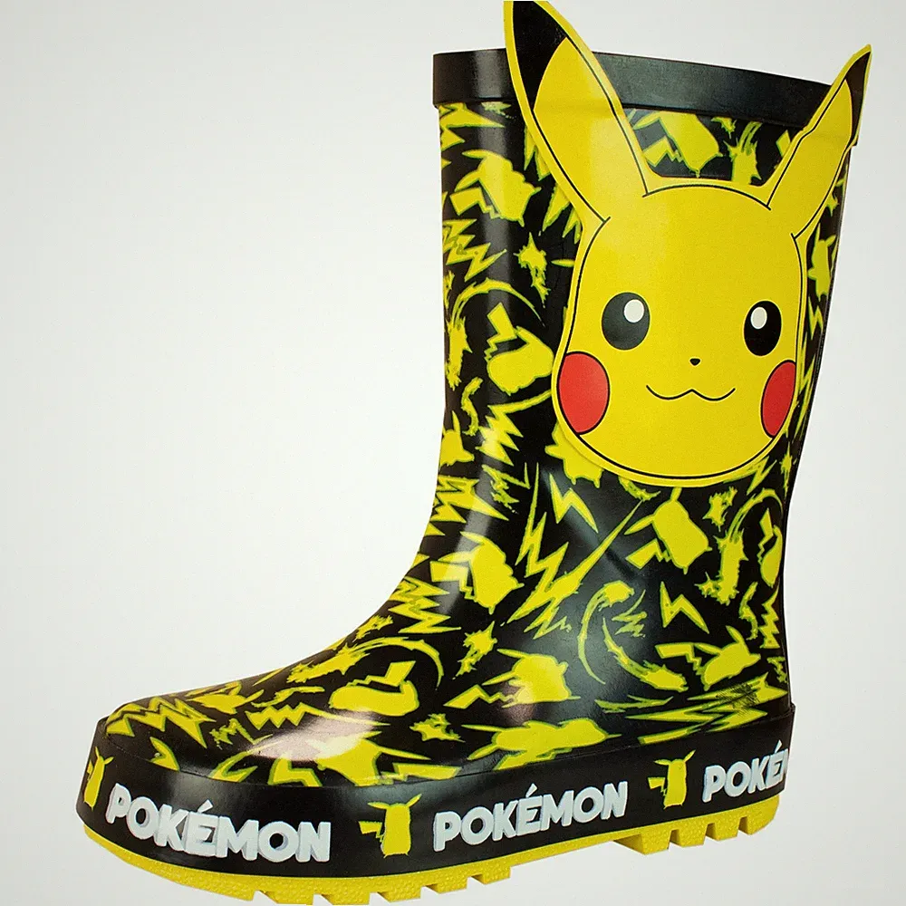 Pokemon Gummistiefel Jungen Pikachu Gummistiefel Kinder Regenstiefel Kinderschuhe