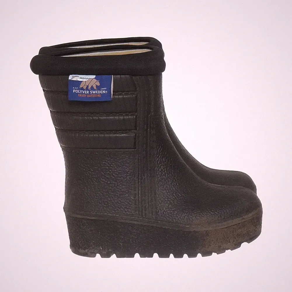 Polyver Sweden, Kurze Gummistiefel, Größe: 41 1/2, Schwarz #nnd
