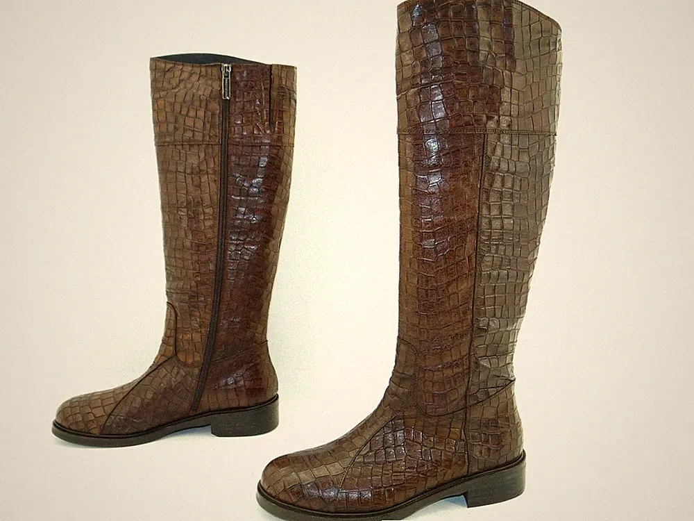 Pons Quintana Terry Stiefel Kniehoch Elegant Langschaftstiefel Damen Leder Gr.39