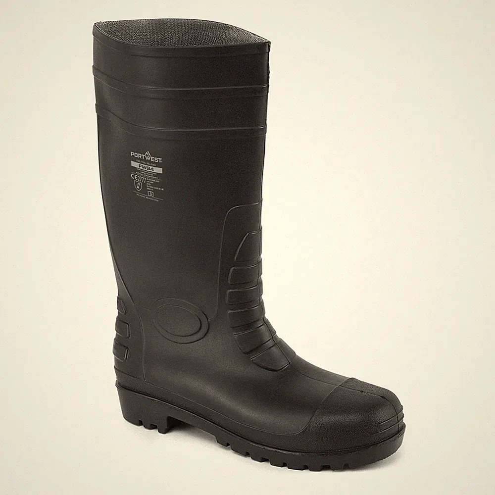Portwest FW94BKR37 Gr.37 Klassik Sicherheitsgummistiefel S4