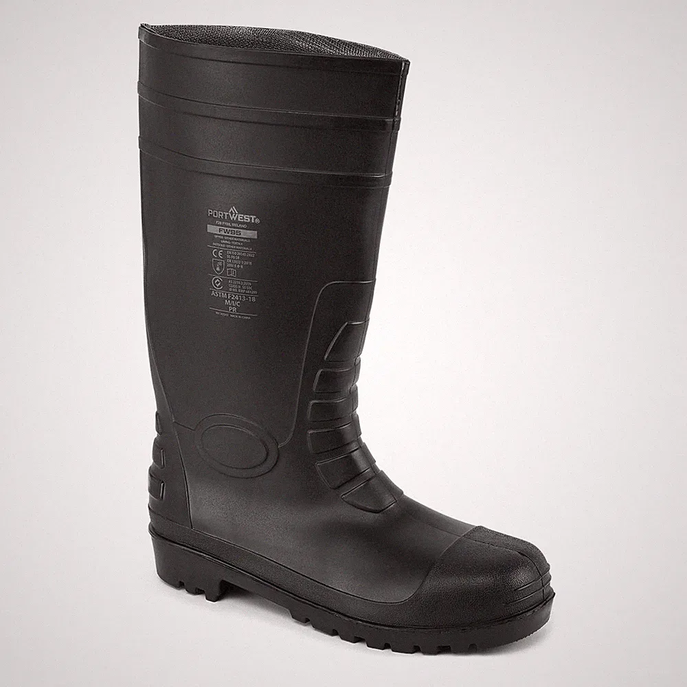 Portwest FW95BKR40 Gr.40 Total-Sicherheitsgummistiefel S5