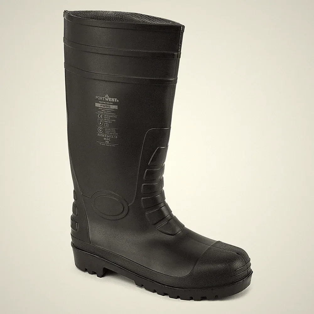 Portwest FW95BKR42 Gr.42 Total-Sicherheitsgummistiefel S5