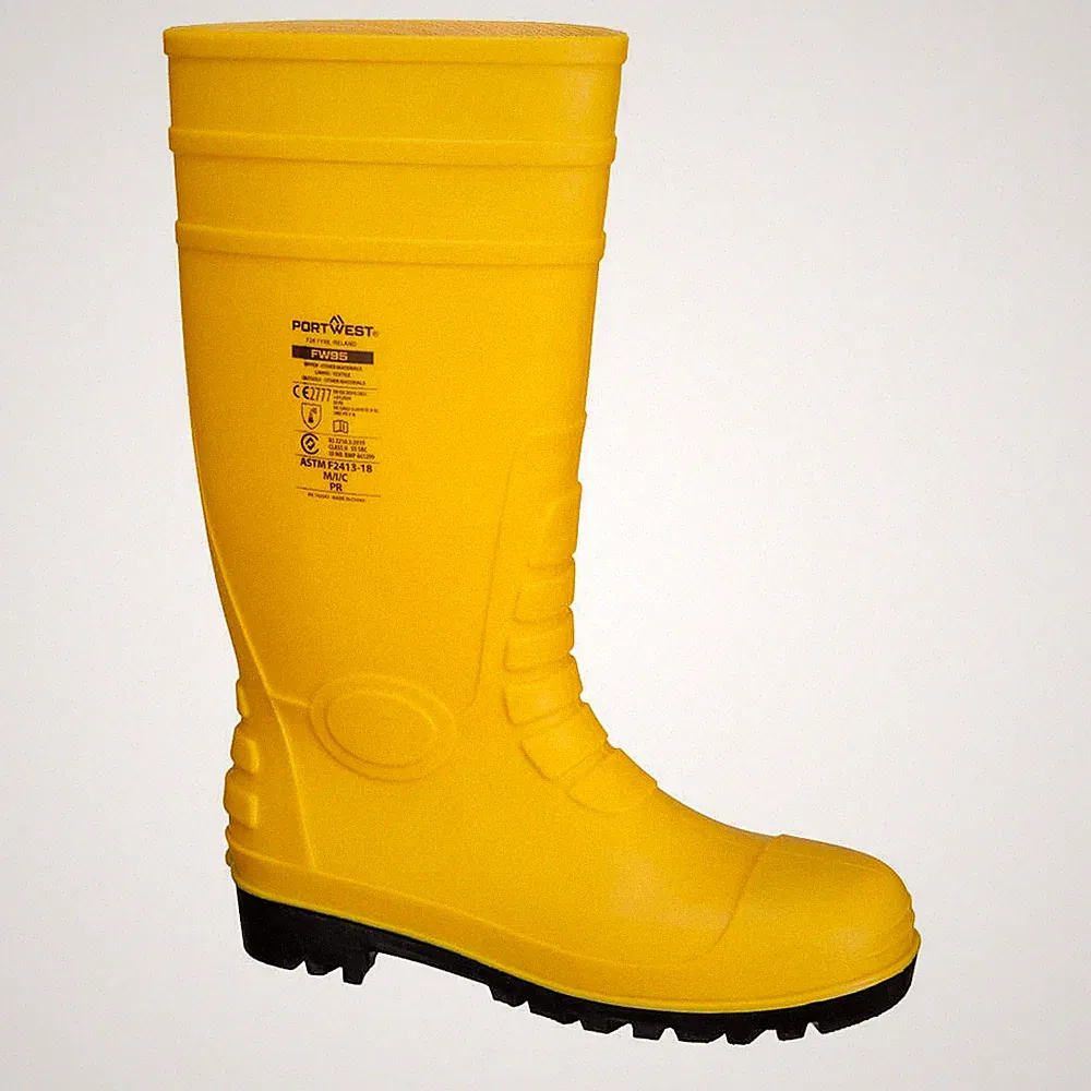 Portwest FW95YER47 Gr.47 Total-Sicherheitsgummistiefel S5
