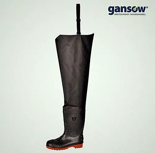PORTWEST wasserdichter Watstiefel S5 FW71 schwarz Gummistiefel Schuhe Angler
