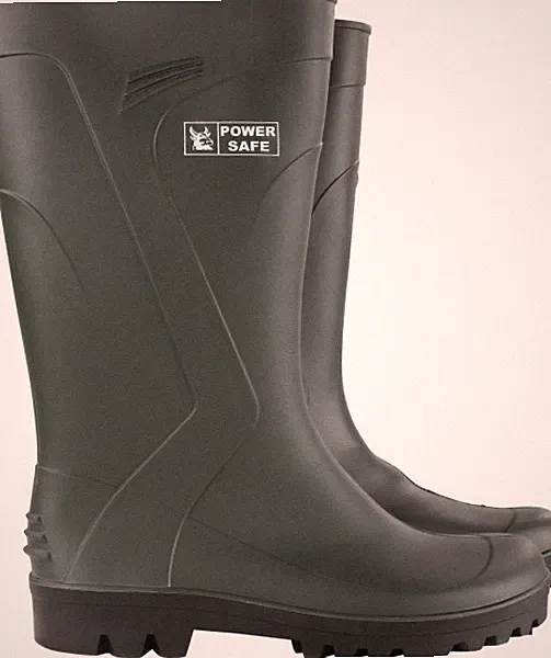 Power Safe Echt Gummistiefel Größe 39, grün-schwarz Gummistiefel