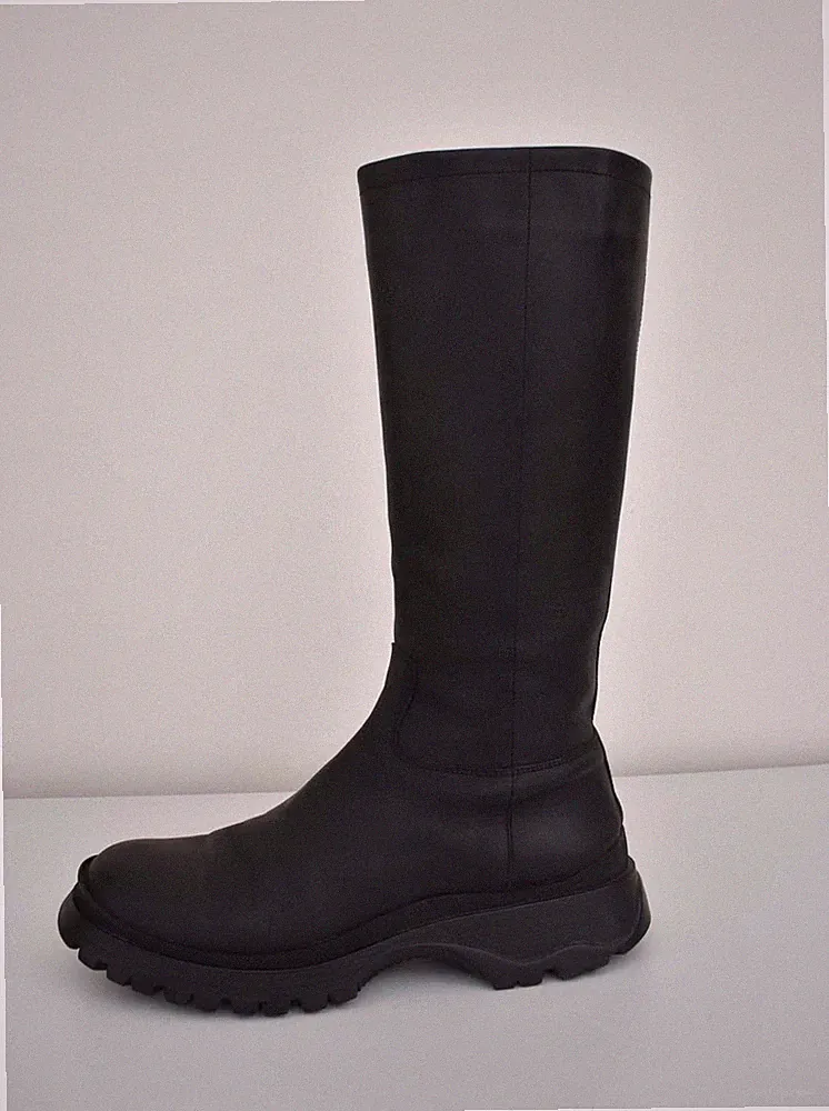 PRADA Boots Black 2000s Bella Hadid Combat Stiefel 40 size 40 sizes 40.5 41