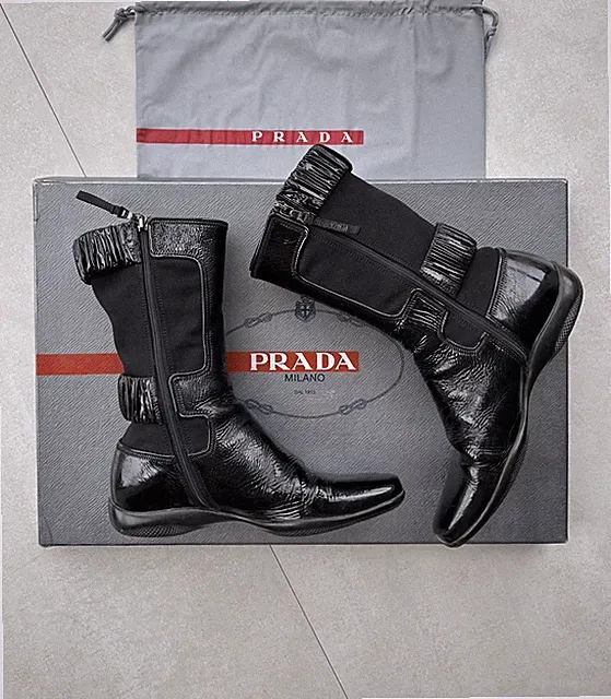 Prada Stiefeletten Rote Linie Damen EU35