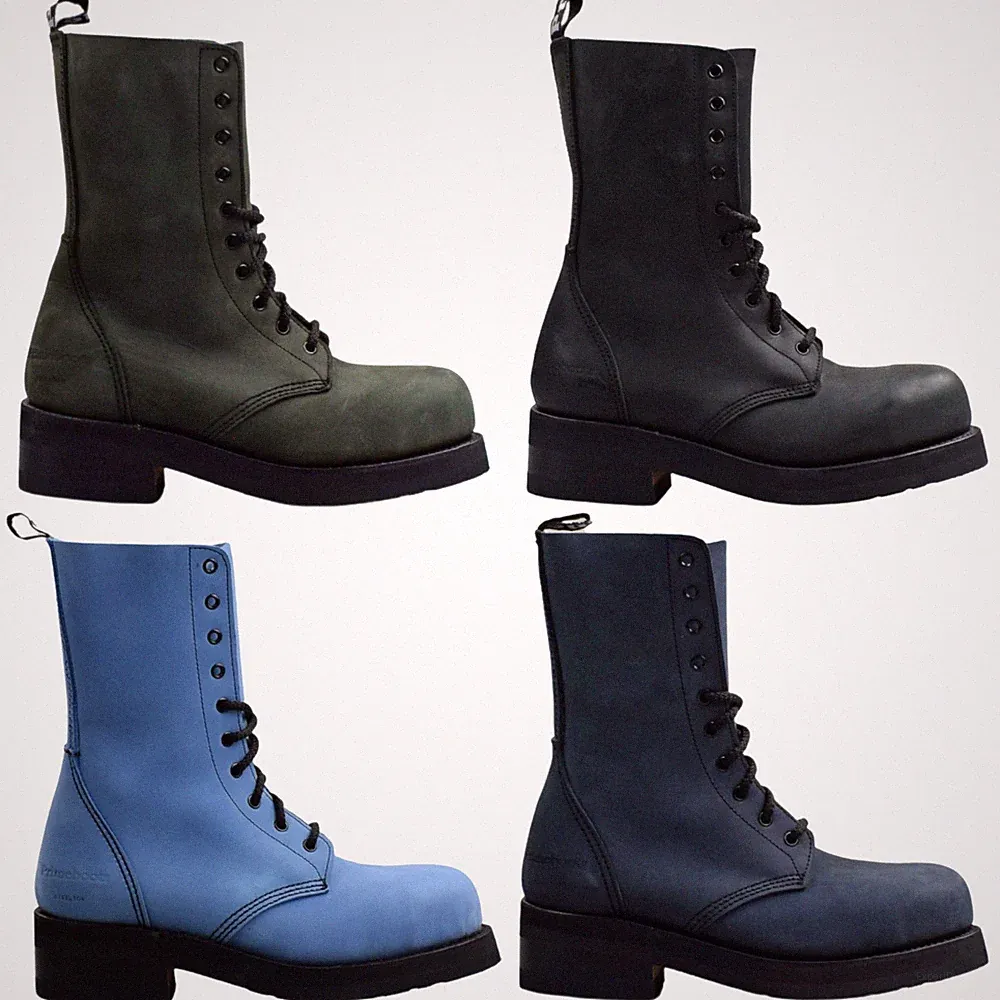 Prime Boots 10-loch Stiefel mit Stahlkpappe rahmengenäht Combat Alto Farbauswahl