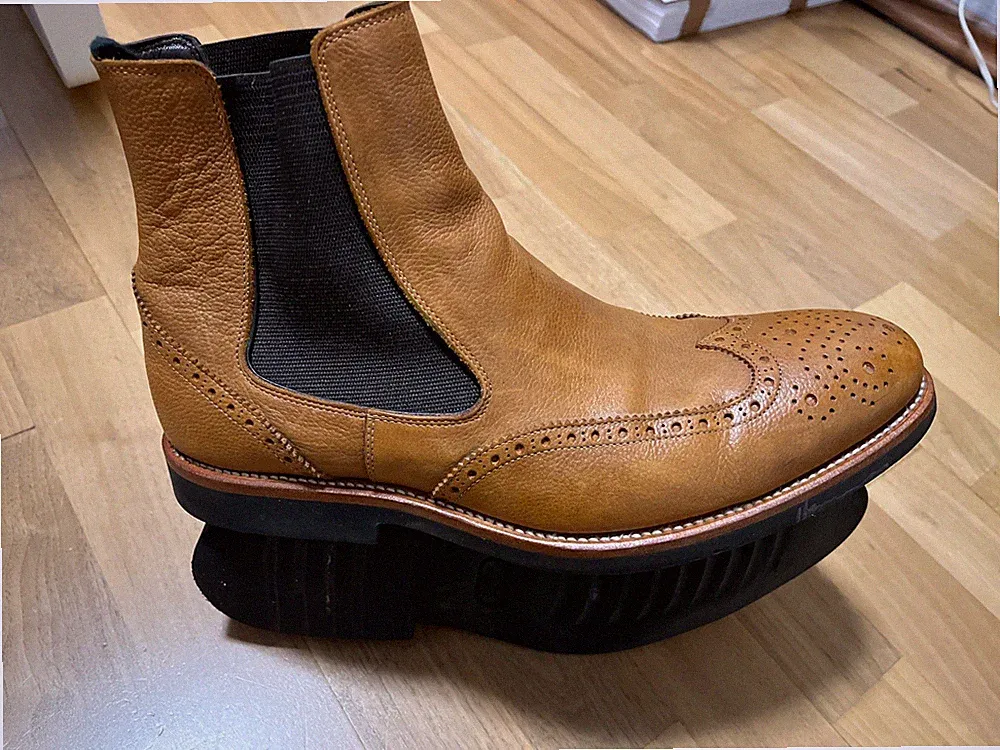 Prime shoes Stiefeletten braun 1a-Zustand - Größe 42,5