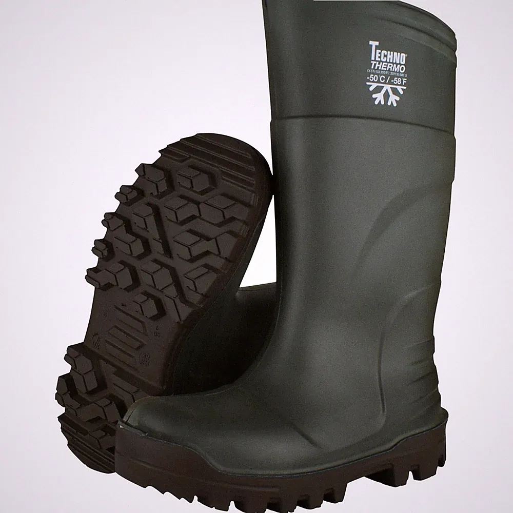 PU Stiefel S5 KASARI grün Winter Gummistiefel Arbeitsstiefel Sicherheitsstiefel