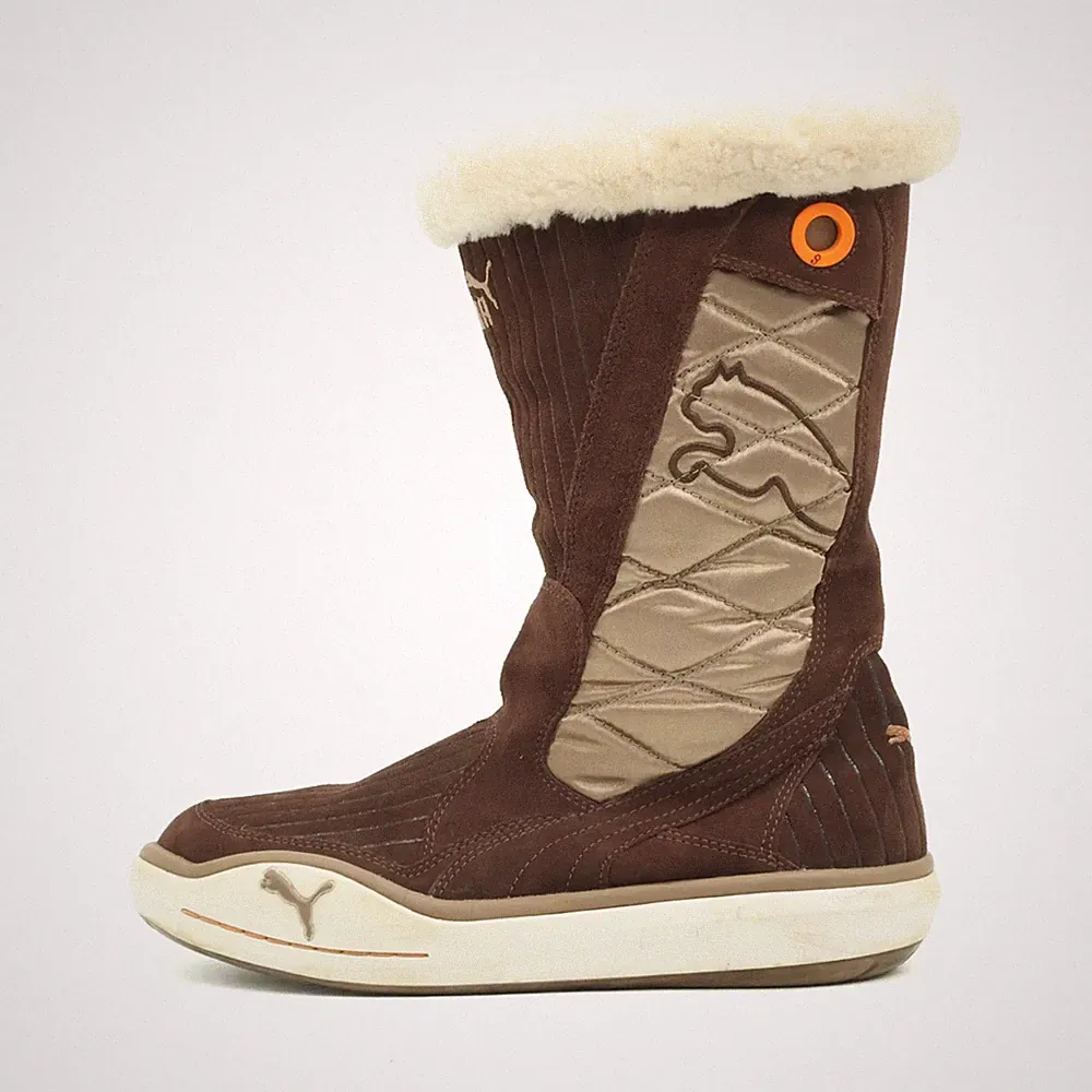 PUMA Damen 185012 02 Stiefel braun Wildleder lifestyle Winterstiefel EU 38