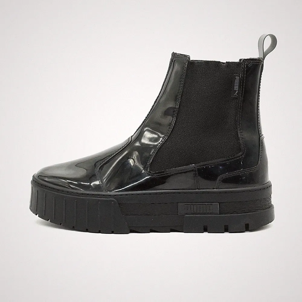 PUMA Damen Chelsea Stiefel Schwarz Synthetik Komfort Chelsea-Stiefel EU 40.5