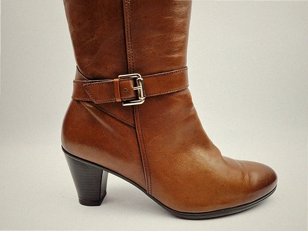 q2 Gabor Stiefel Kniehoch Weite M Gr. 39 / 95 619 - Weite M - Top Zustand