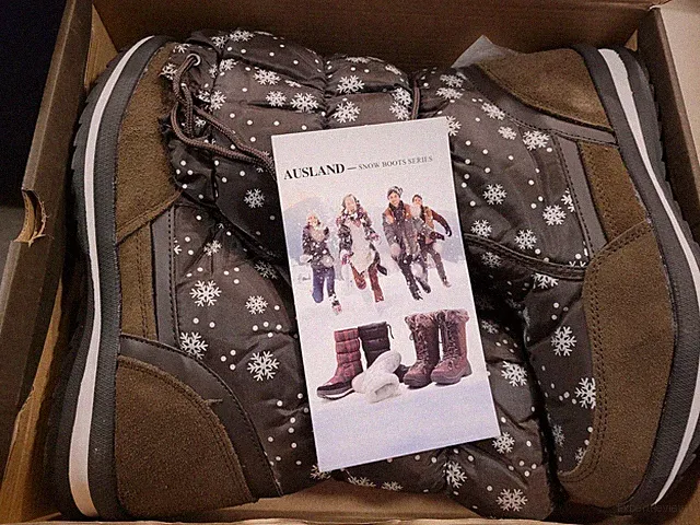 Qualitäts - Snow Boots - Winterstiefel - Moonboots, braun, Gr. 39, frei Haus