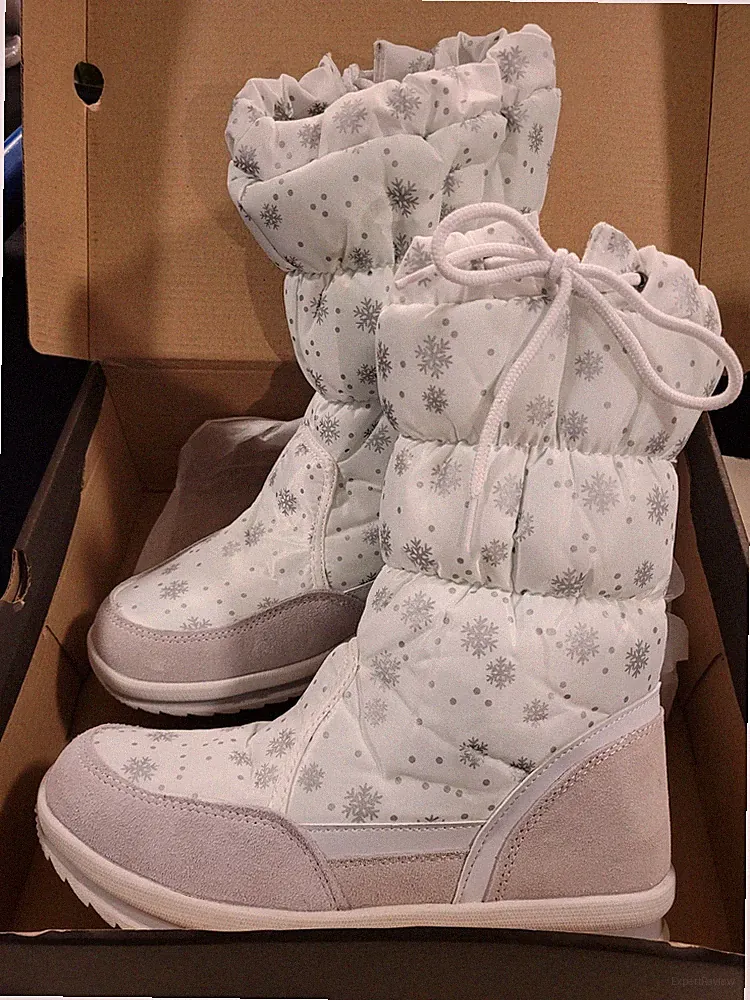 Qualitäts - Snow Boots - Winterstiefel - Moonboots, weiß, Gr. 40, frei Haus