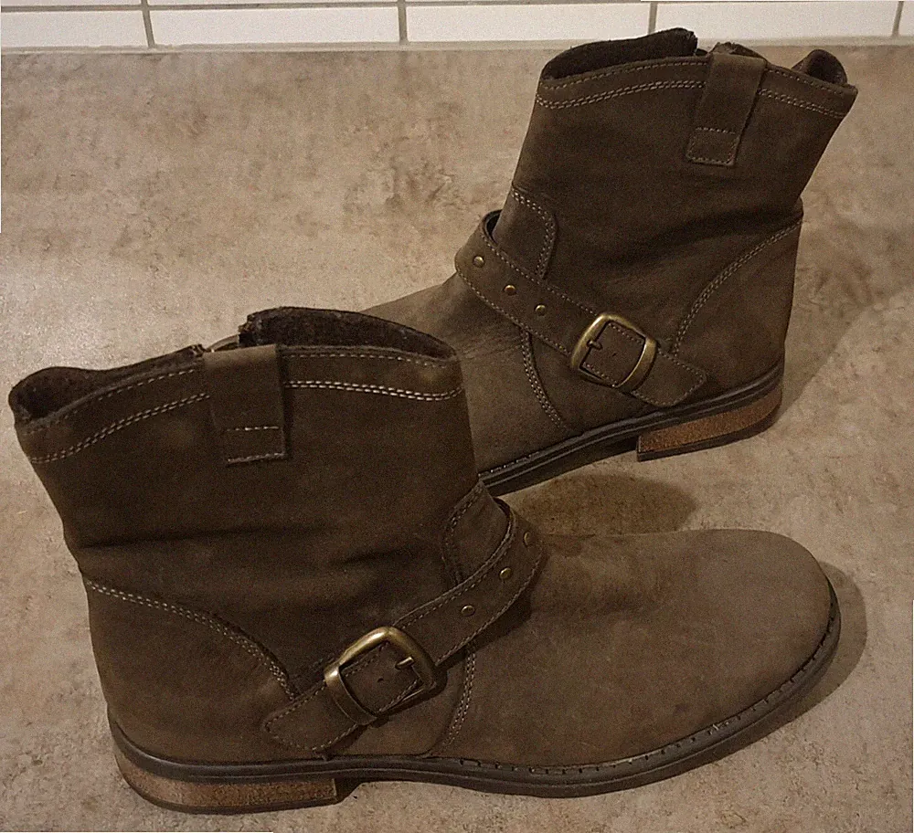 RALPH HARRISON Stiefeletten Gr.41 braun tundra nubuk Echtleder Stiefel Boots NEU