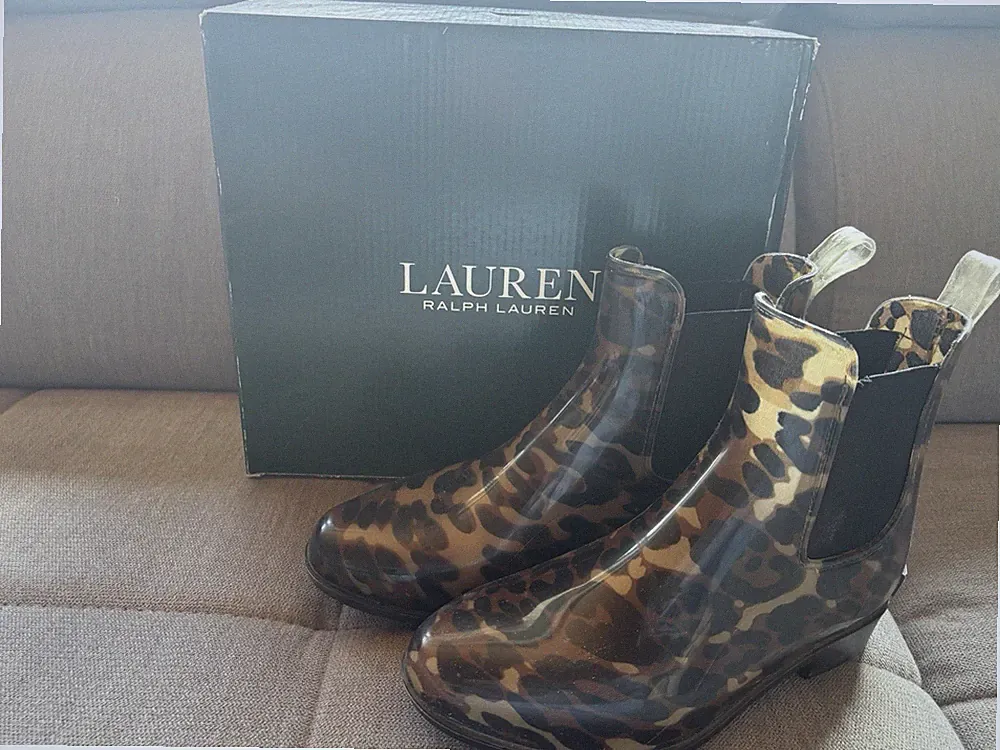 Ralph Lauren Damen Schuhe Tally Bootsrain , Leopard , EUR 35.5 , Top Zustand