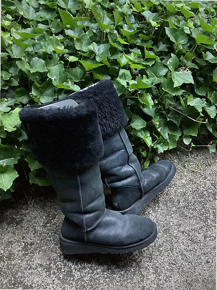 RAR ‼️🤩Edle original UGG OVER THE KNEE Bailey Button Boots🤩RAR Modell von UGG