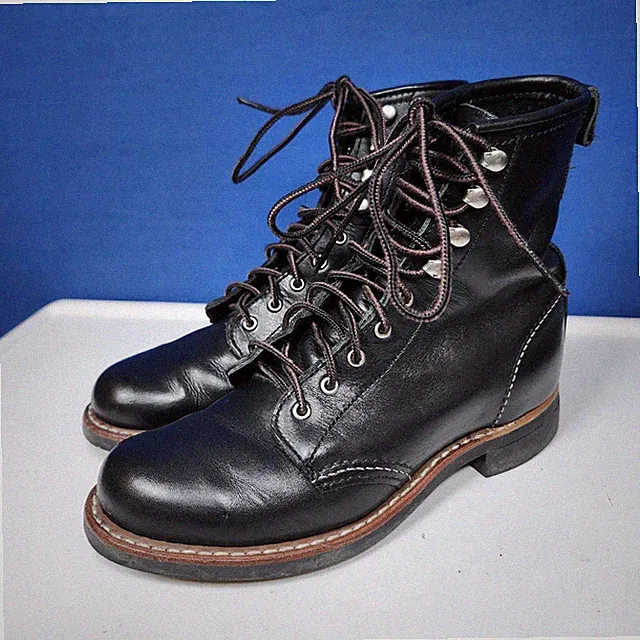 Red Wing Silversmith 3361 Size 5 US Womens Black Leather Boots