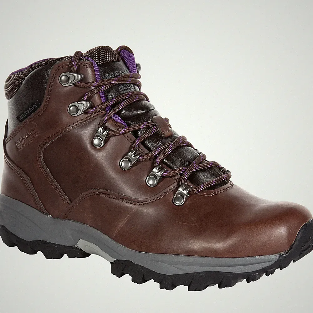 Regatta Damen Bainsford wasserdichte Outdoor Wandern Wanderschuhe - Chestnut