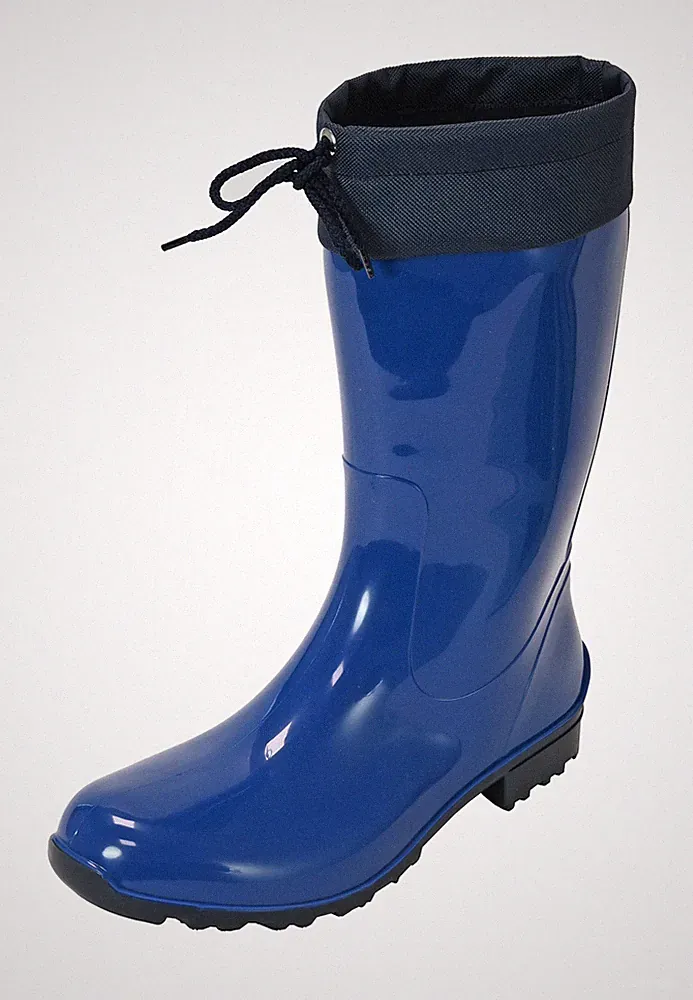 Regenliebe Damen Gummistiefel de Fieselregen Regenstiefel Langschaft Fußbett