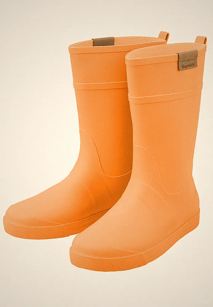 Regenliebe Damen PVC Gummistiefel Summer Rain gelb halbhoch Regenstiefel