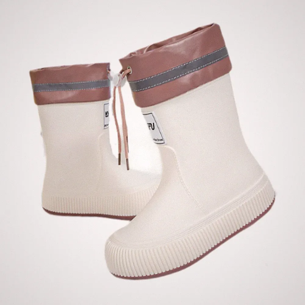 Regenstiefel Damen Vielseitige Regenschuhe Gummistiefel für Familie Angeln