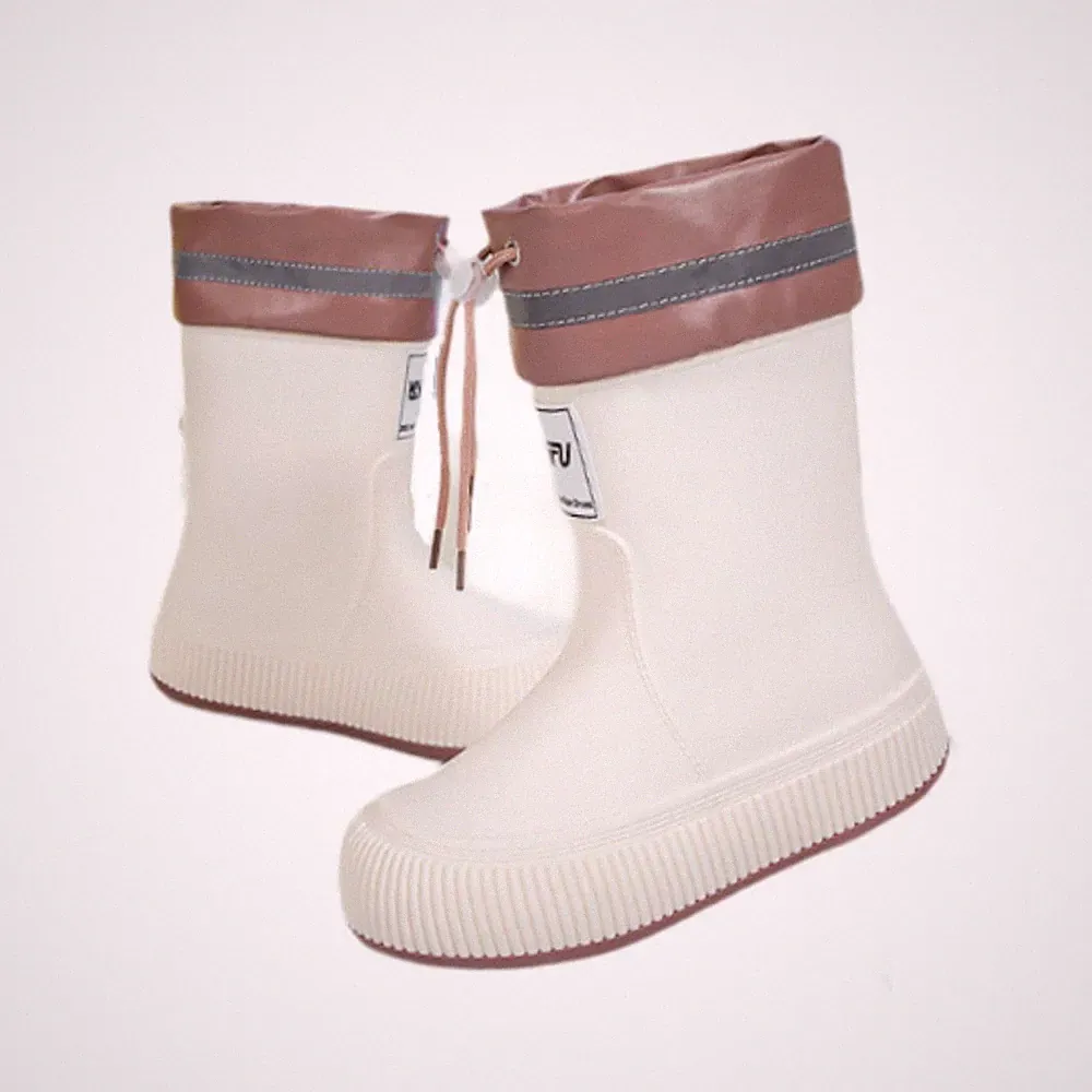 Mehrfarbige Gummistiefel Damen