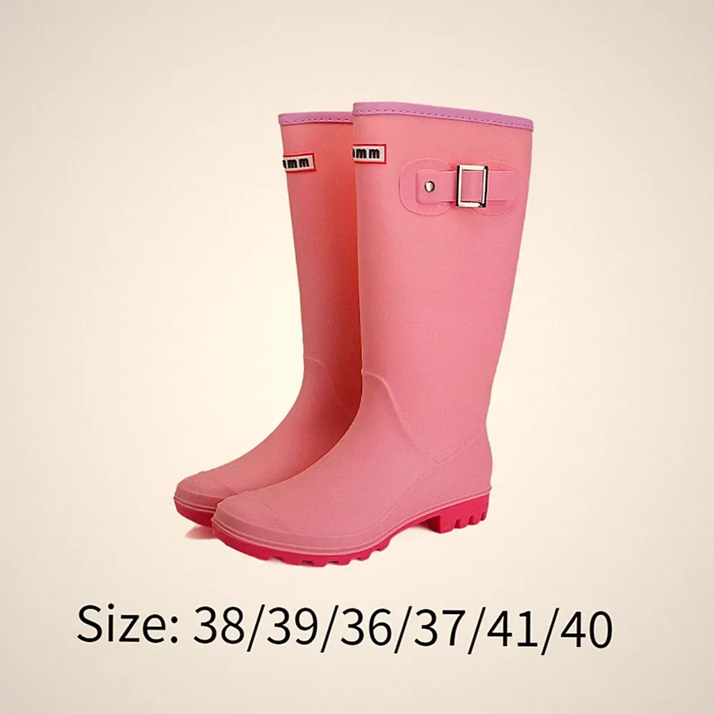 Regenstiefel für Damen, , rutschfest, für Wandern, Outdoor, Camping, Angeln
