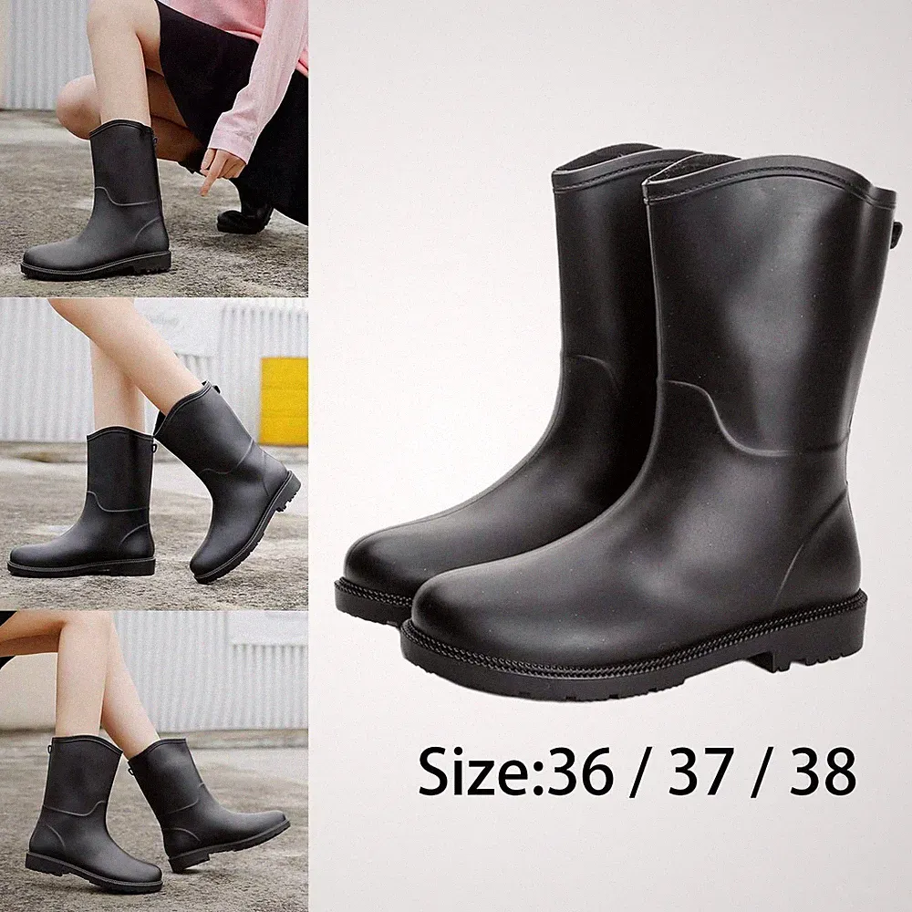 Regenstiefel für Damen, wasserdichte Stiefel, tragbare Arbeitsstiefel
