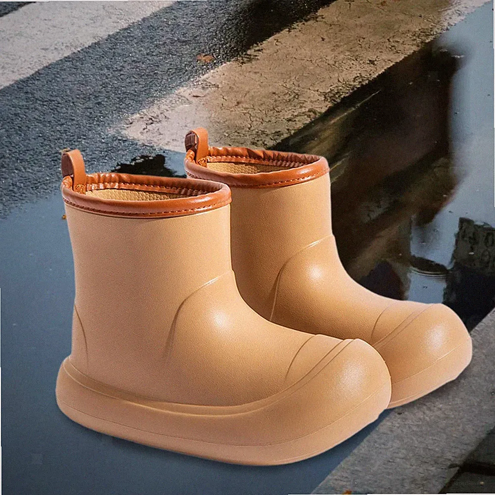 Regenstiefel für Kinder, modisch, rutschfest, für regnerische Tage, Radfahren