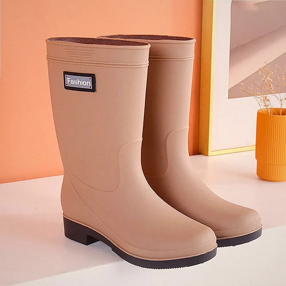 Regenstiefel, stilvolle, weiche Outdoor-Arbeitsstiefel für Rucksacktouren und
