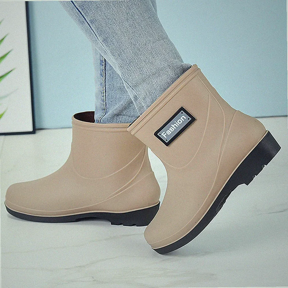 Regenstiefel Wasserdicht Rutschfeste Regenstiefel Zum Angeln Trekking Camping