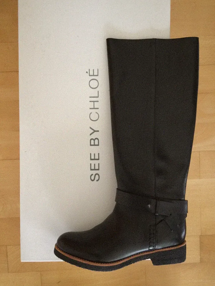 Reitstiefel von See by Chloè, schwarz, Gr. 37