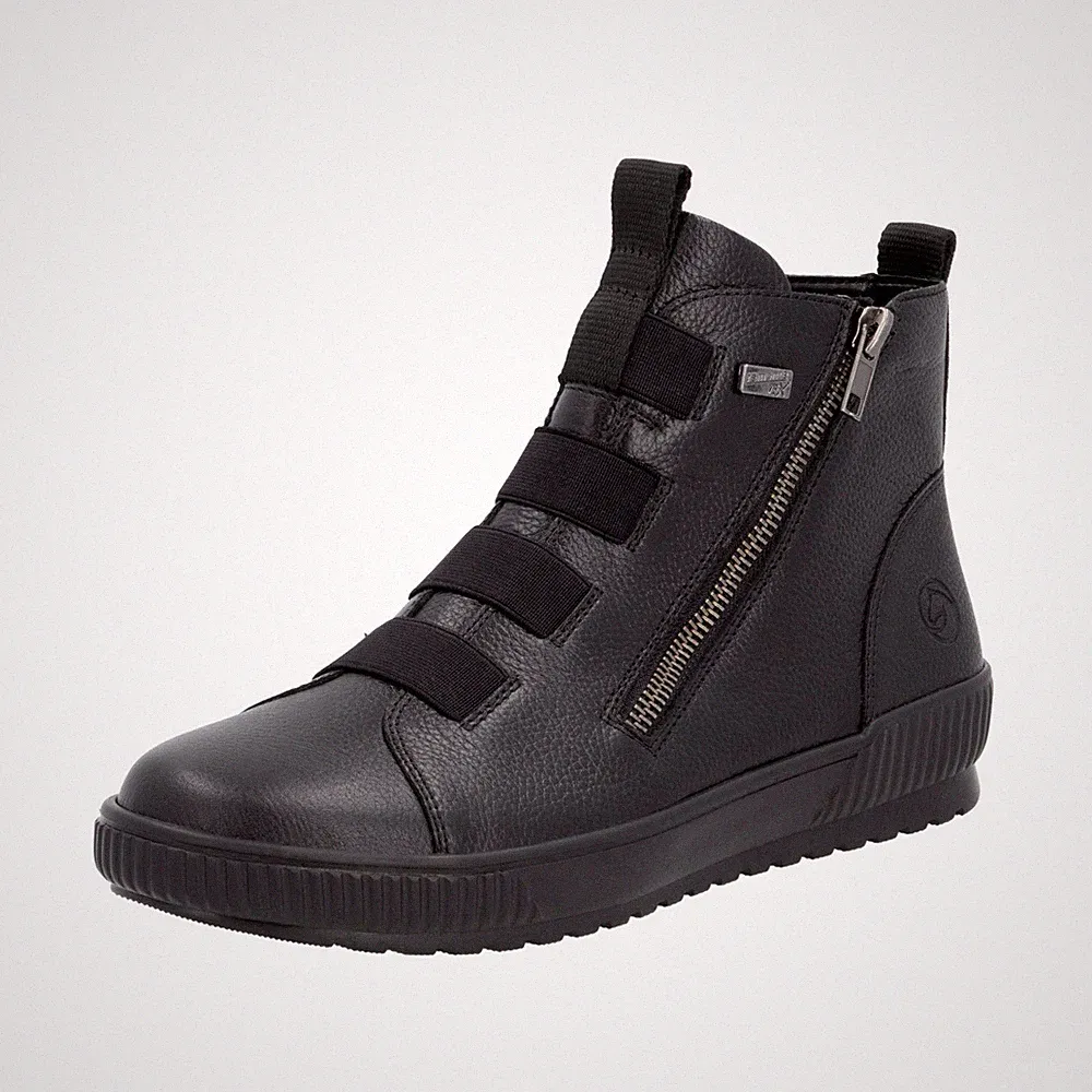 REMONTE Damen Bootie FILZFUTTER EINLAGEN geeignet TEX Reißverschluss
