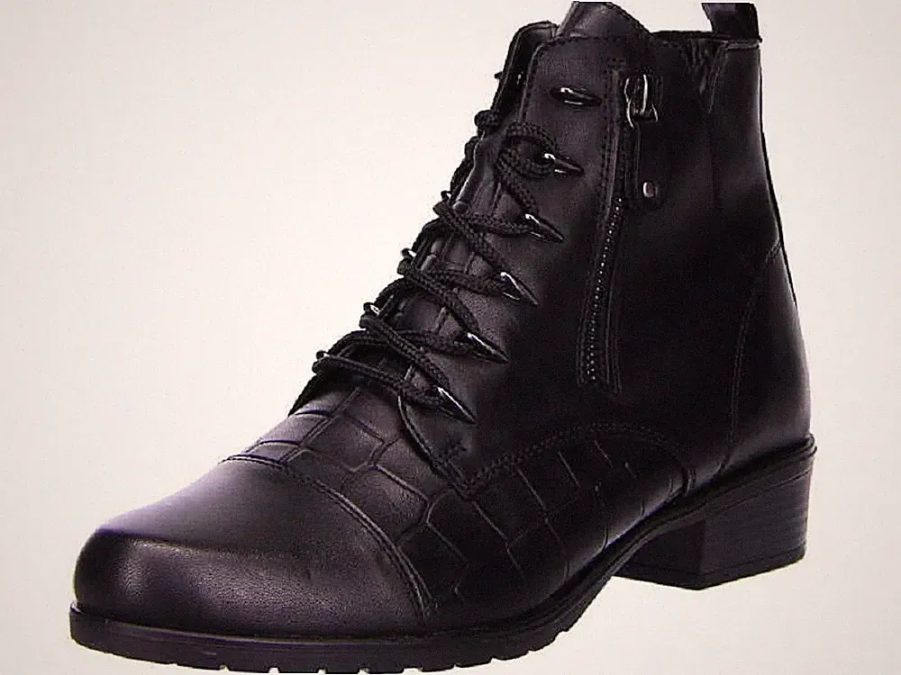 Remonte Schnürstiefel,Damenschuhe Stiefelette,Leder,Wechselfußbett,Gr.37-43