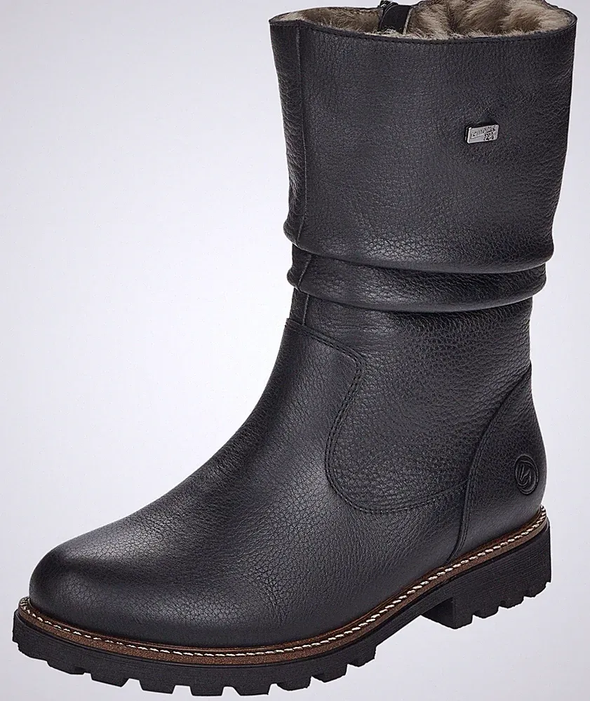 REMONTE Winterstiefel Blockabsatz, Winterboots , Gr. 40, schmale Form