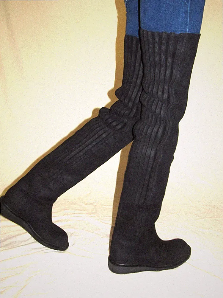 Rick Owens Creeper Overknee boots Mountain Collection FW2012/13 Gr 41