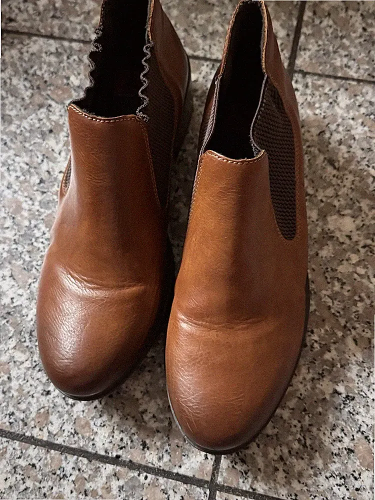 Riecker Damen Schuhe Stiefelette Boots in braun in Gr. 38 Büro Arbeit Party