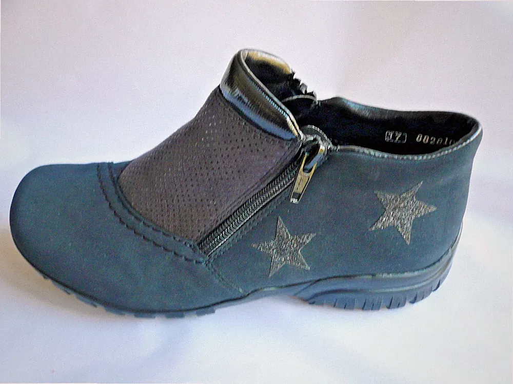 Rieker 37 Damen Stiefelette Reißverschluss halbhoch art.90287