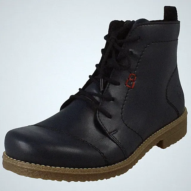 Rieker '73500 Damen Blau Synthetik Warm Gefüttert Schnürung & Stiefelette Verschluss
