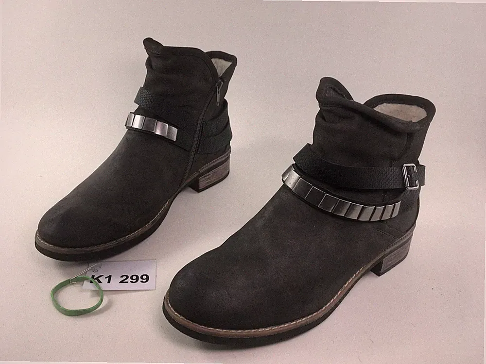 Rieker Biker Boots Damen Stiefeletten Winterstiefel EUR 42 K1 299