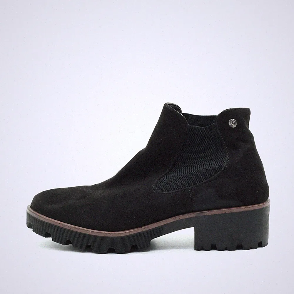 Rieker Damen Chelsea Boots Stiefeletten Schwarz Knöchelhoch Komfort EU 42
